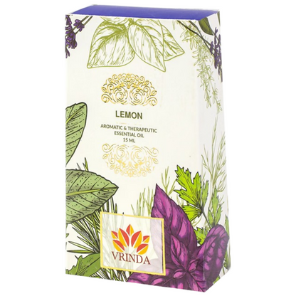 Image 1 of 15 ml for the product Vrinda Lemon Aromatic & Therapeutic Essential Oil