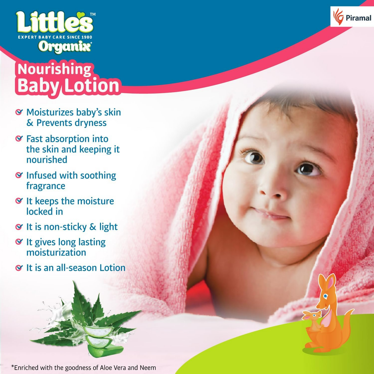 Image 5 of Little's Organix Nourishing Baby Lotion