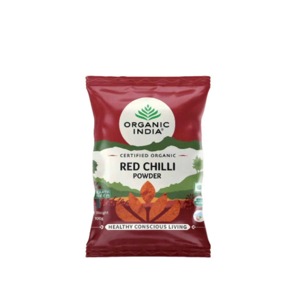 Image 1 of 100 gm for the product Organic India Red Chilli Powder
