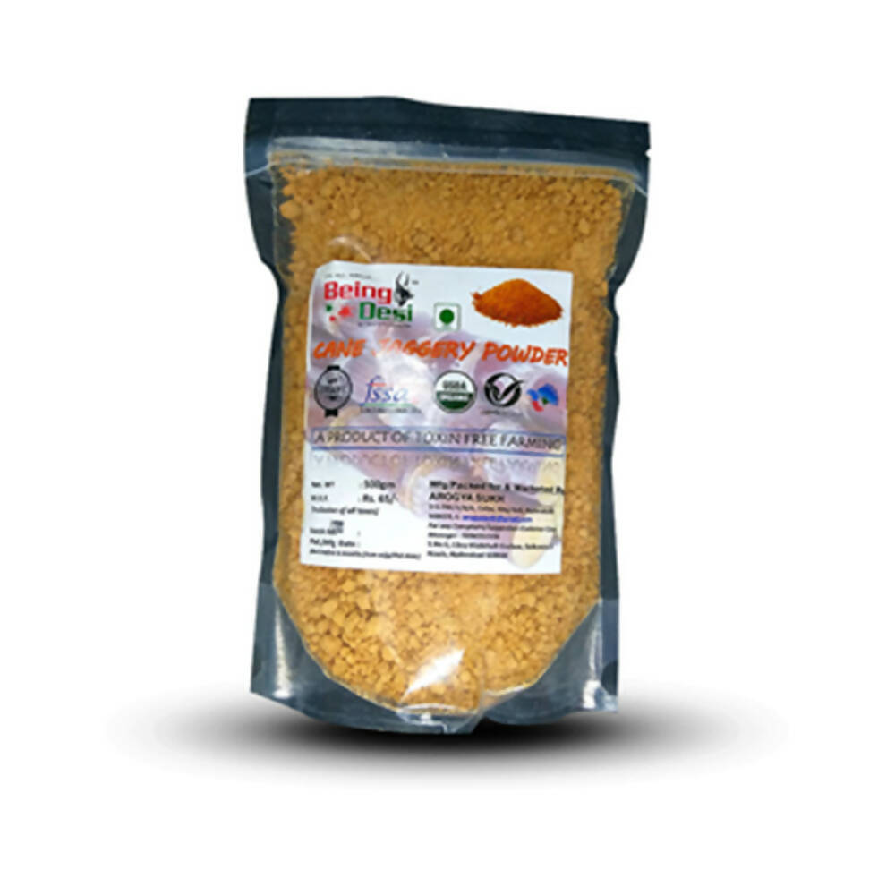 Image 1 of 500 gm / Pack of 1 for the product Being Desi Cane Jaggery Powder