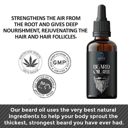Image 2 of 7 Days Advanced Beard & Hair Growth Oil