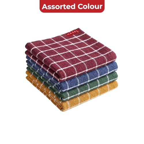 Image 2 of HAZEL Cotton Kitchen Towel Set of 4