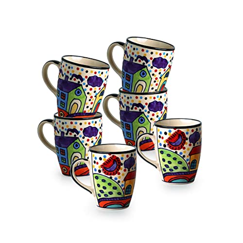 Image 3 of ExclusiveLane Ceramic Coffee Mugs Set of 6 270 ML
