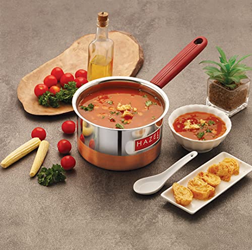 Image 5 of HAZEL Stainless Steel Flat Patila Sauce Pan
