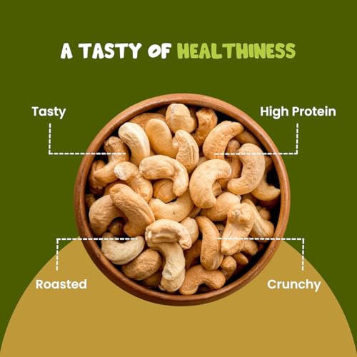 Image 5 of Roasty Tasty Whole Cashews Pack of 1 - 150g