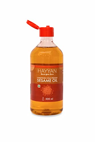 Image 3 of 500 ml (Pack of 1) for the product HAYYAN Cold Pressed Virgin Sesame Oil
