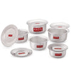 Image 1 of Default Title for the product HAZEL Aluminium Tope Set with Lid 1L, 1.4L, 1.8L, 2.2L & 2.75L