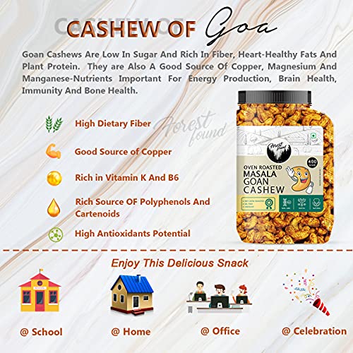Image 7 of Forest Found Oven Roasted Chilly Masala Cashews 400g