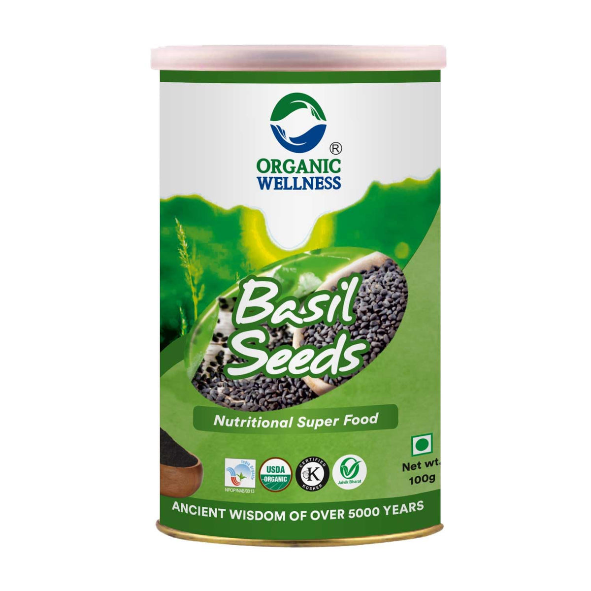 Image 1 of Organic Wellness Basil Seeds