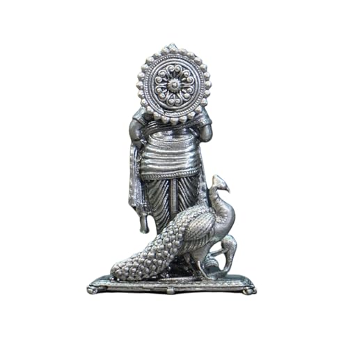 Image 2 of Dista Silvers Antique Muragan Idol Standing 42.84G