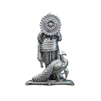 Image 2 of Dista Silvers Antique Muragan Idol Standing 42.84G