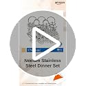 Image 2 of neelam Stainless Steel 24 Gauge 101 Pieces Shagun Dinner Set