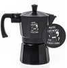 Image 1 of Default Title for the product Sipologie Roma Moka Pot, Black 180 ml