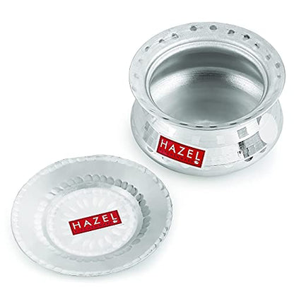 Image 1 of 1.2 Litres for the product HAZEL Aluminium Hammered Finish Handi Cooking Pots