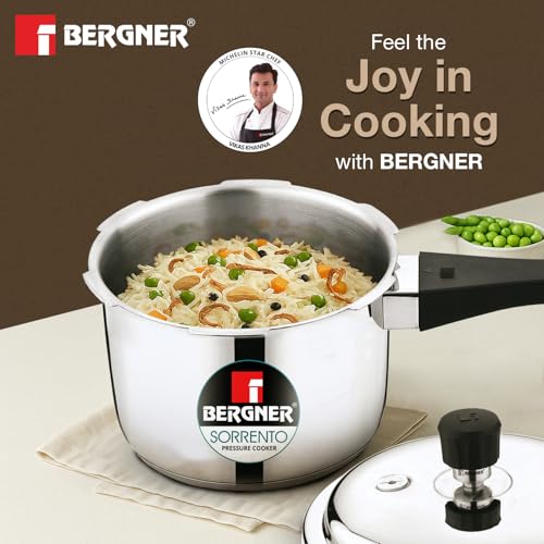 Image 3 of BERGNER Bergner Sorrento Stainless Steel Pressure Cooker 1.5 Litres