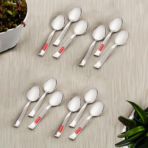 Image 2 of HAZEL Stainless Steel Small Spoons Set of 12