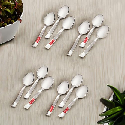 Image 2 of HAZEL Stainless Steel Small Spoons Set of 12