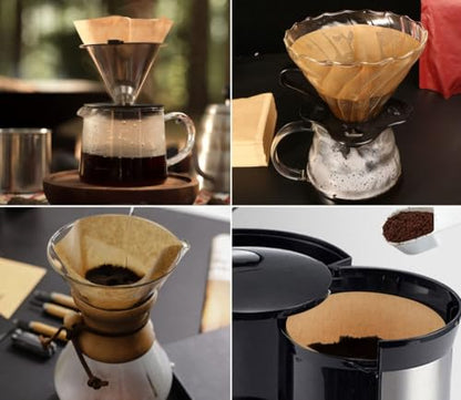 Image 5 of Kofati Cone Shaped Unbleached All Natural Coffee Filters,100 Count