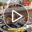 Image 2 of HAZEL Stainless Steel Puri Frying Strainer Jhara