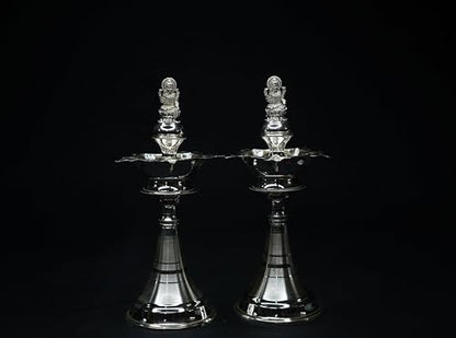 Image 3 of Dista Silvers Diya with Laxmi Design 130g