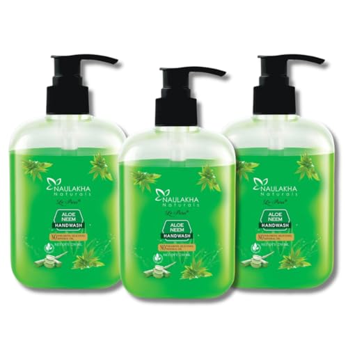 Image 1 of Pack of 1 for the product Naulakha Naturals Combo pack of Handwash 250 g (Pack of 3) (Aloe Neem)