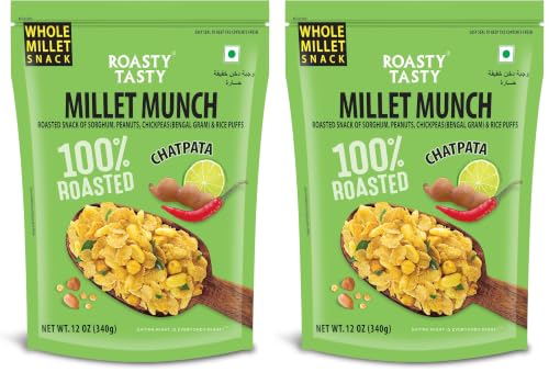 Image 4 of MILLET MUNCH CHATPATTA / 340 g (Pack of 2) for the product Roasty Tasty Millet Munch Chatpata