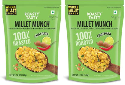 Image 4 of MILLET MUNCH CHATPATTA / 340 g (Pack of 2) for the product Roasty Tasty Millet Munch Chatpata