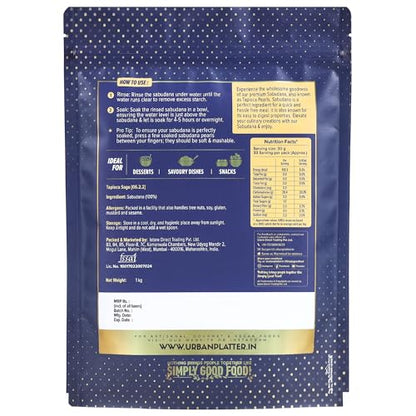 Image 3 of Urban Platter Tapioca Pearls Sabudana Sago, 1000 g