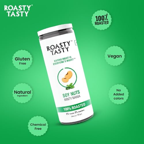 Image 5 of Roasty Tasty Roasted Soy Nuts Snacks 150g