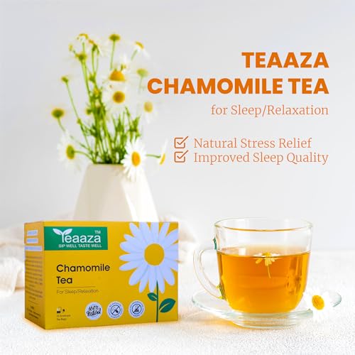 Image 7 of Teaaza Chamomile Tea Bags 25 Enveloped Tea Bags
