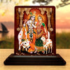 Image 1 of Default Title for the product Radha Krishna Wooden Idol - Glossy Finish/Size 7.5x10 cm - Showpiece for Living Room Figurine for House Warming Ceremony