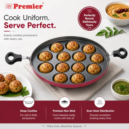 Image 5 of PREMIER Non-Stick Paniyaram Pan 12 Cavity