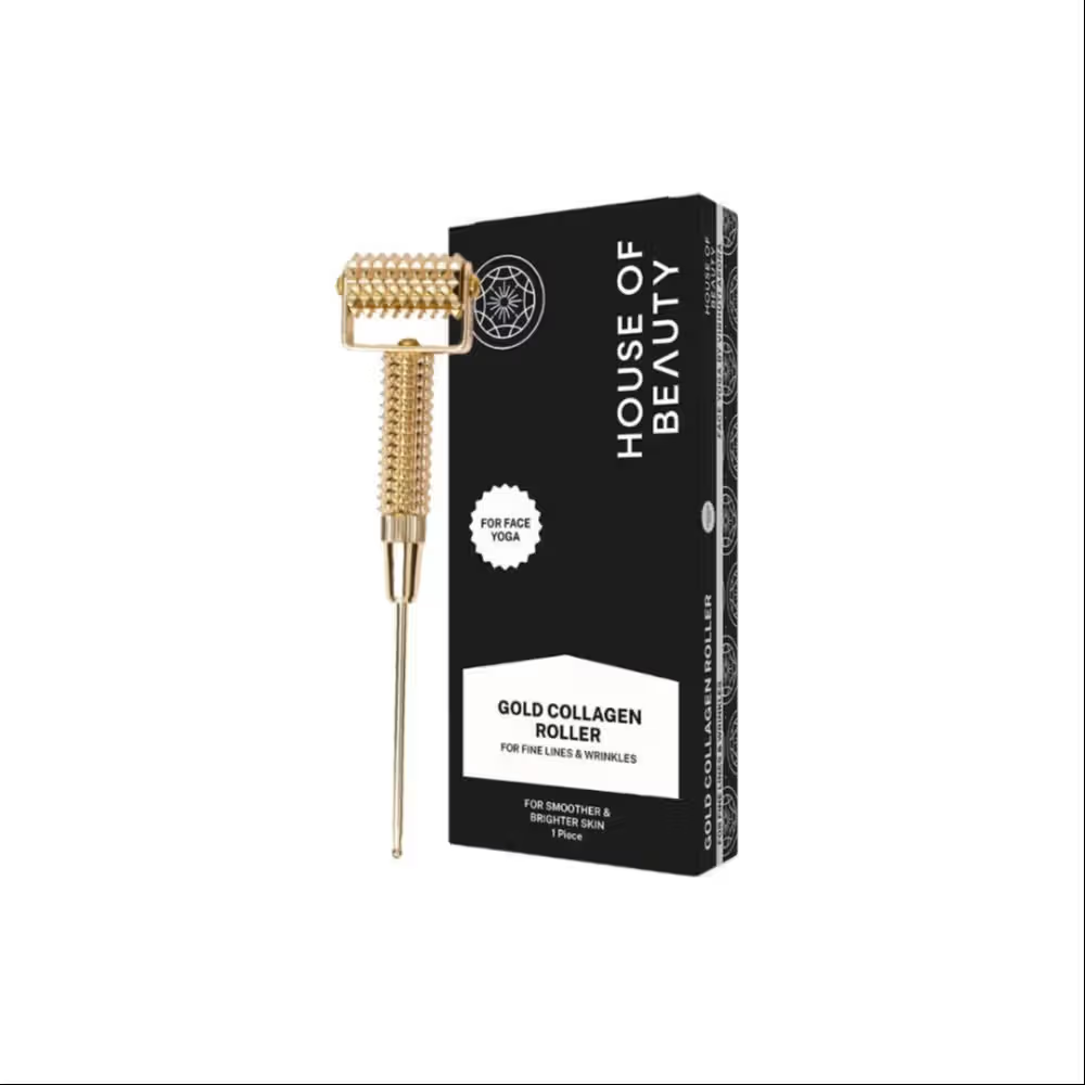 Image 1 of Pack of 1 for the product House of Beauty Gold Collagen Roller
