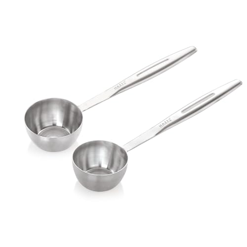 Image 1 of Default Title for the product HAZEL Stainless Steel Ladle With Handle Set of 2