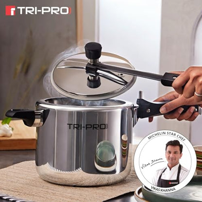 Image 4 of BERGNER TriPro Triply Stainless Steel Inner Lid Pressure Cooker