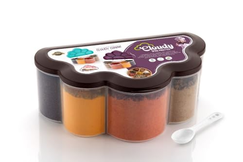 Image 6 of HomeWiz 6 Section Masala Box Cloud Shape 1600ml