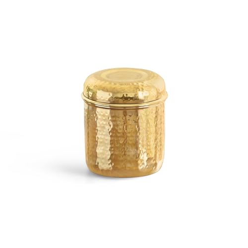 Image 2 of ExclusiveLane Roundabout Keepsake Multi-Utility Storage Brass Jar & Container 850 ml