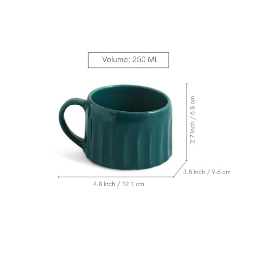 Image 9 of ExclusiveLane Aqua Ceramic Coffee Mugs