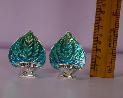 Image 2 of Dista Silvers Silver Betel Leaf Pattern Pair 41.3g