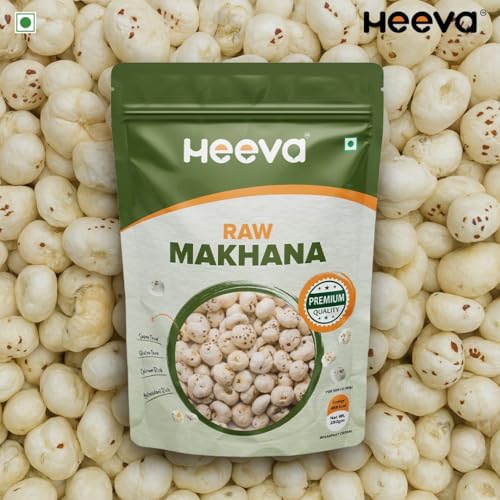 Image 6 of Heeva Raw Makhana Foxnuts Lotus Puffs 250g