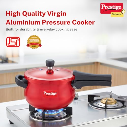 Image 3 of Prestige 3 Litre Deluxe Plus Outerlid Mini Pressure Cooker