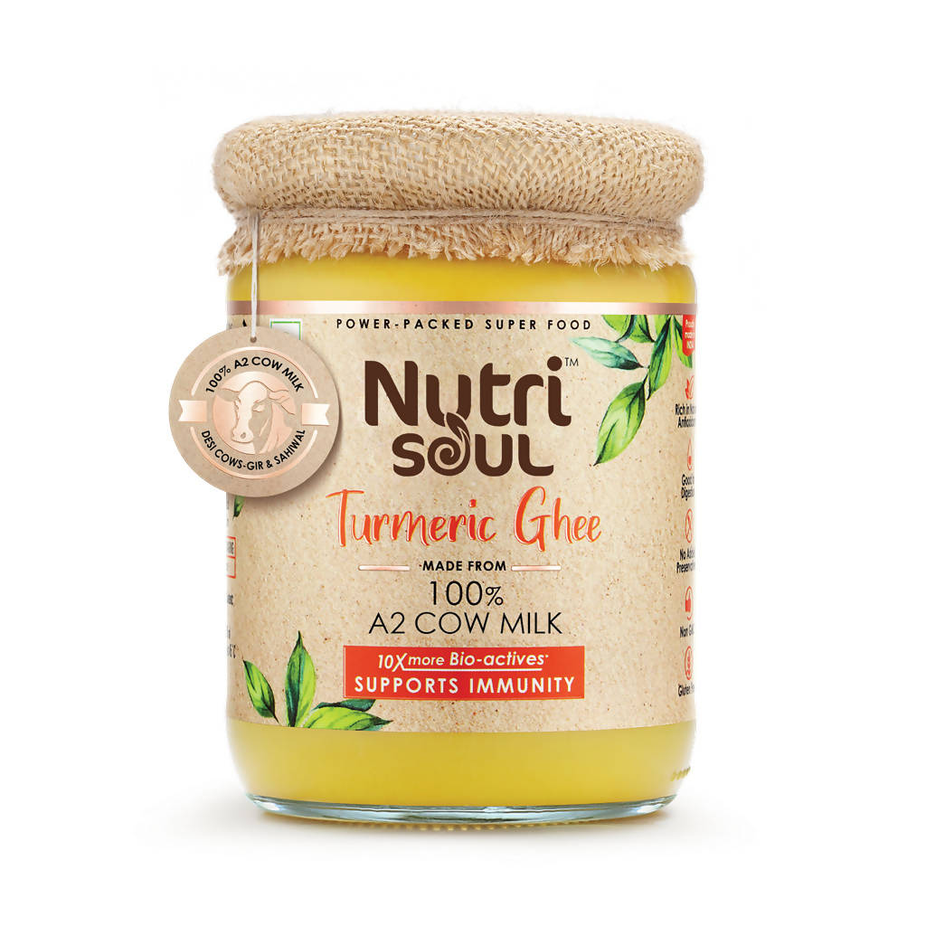 Image 1 of 500 ml / Pack of 1 for the product Nutrisoul Turmeric Ghee | Authentic and Traditional Ghee | Healthy & Natural Ghee