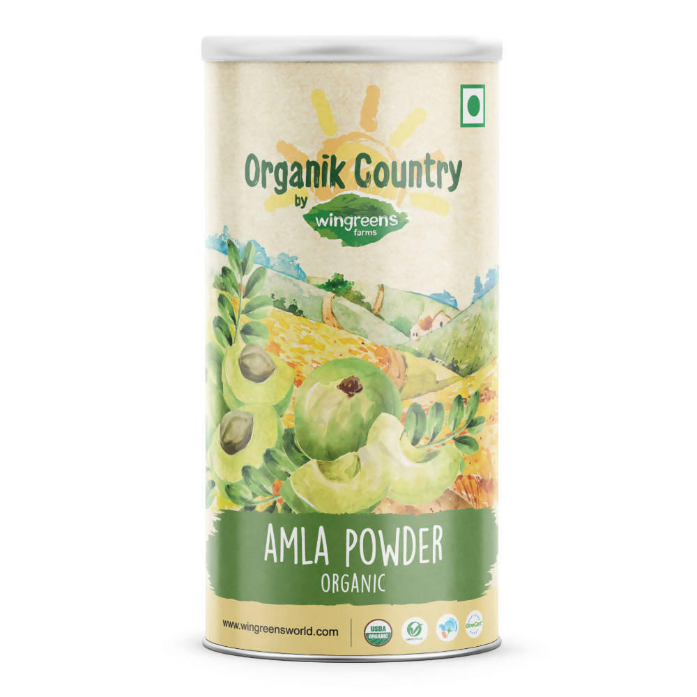 Image 1 of 100 gm for the product Wingreens Farms Organic Amla Powder