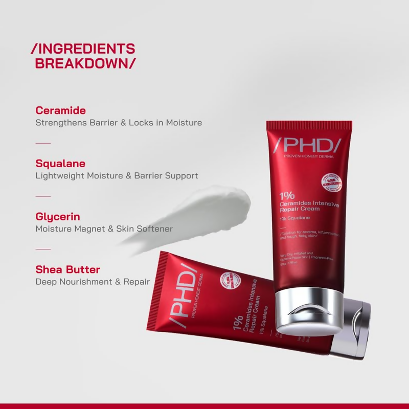 Image 2 of Proven Honest Derma (PHD) 1% Ceramides Intensive Repair Face Cream