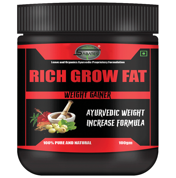 Image 1 of 100 gm for the product Sabates Rich Grow Weight Gainer
