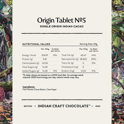 Image 3 of Manam Chocolate Single Origin India Series Tablet No. 5-80% Dark, 80g