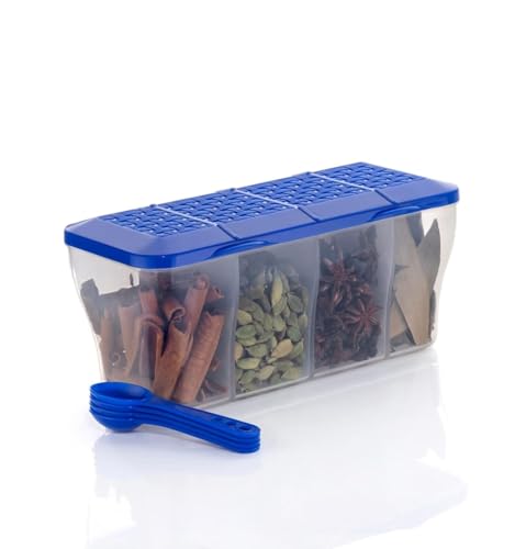 Image 4 of HomeWiz 4 Section Masala Box 800ml