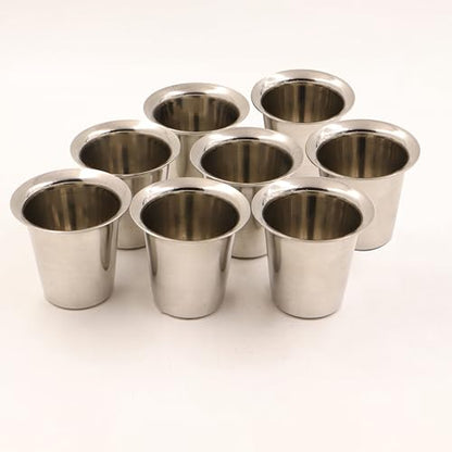 Image 1 of Pack of 8 for the product Spillbox Stainless Steel Tumblers