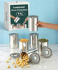 Image 1 of 1kg- 6 for the product MARU Steel Airtight Storage Containers for Kitchen
