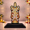Image 1 of Default Title for the product Lord Venkateswara Wooden MDF Printed Idol with Stand, 4 x 5 Inch, Pooja Room Decor, Home Temple Mandir Decoration, Religious Gift